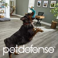 Petdefense hard surface flooring exclusively at Floors To Go